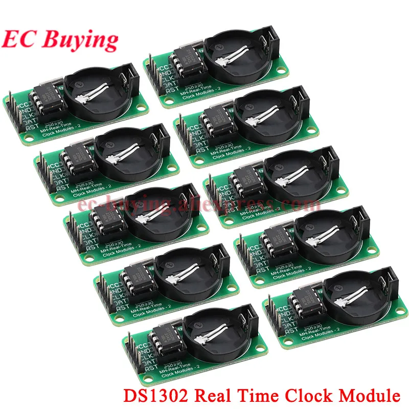 1Pc-10Pcs RTC DS1302 Real Time Clock Module For AVR ARM PIC SMD for Arduino CR2032 Battery Diy Smart Electronics