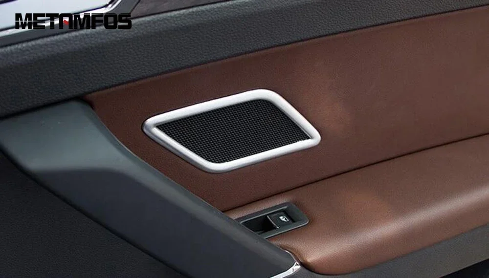 الباب الخلفي الصوت الصوت بصوت عال غطاء المتكلم الكسوة ل Volkswagen VW Touran 2016- 2023 2024 ماتي الداخلية اكسسوارات السيارات التصميم #3