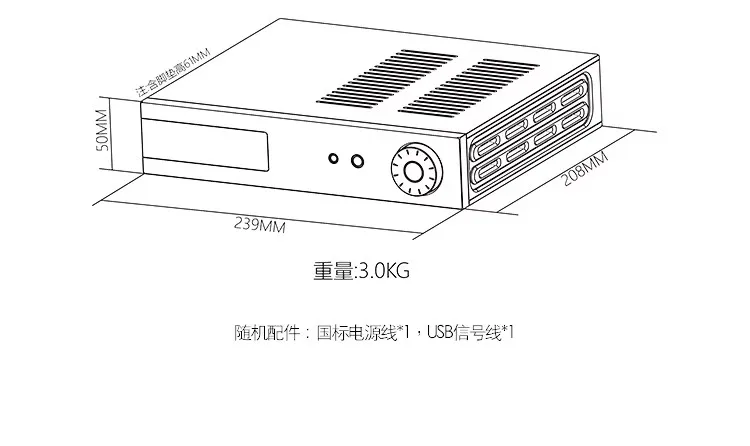 J.C AUDIO Digital Audio Music Decoder DAC UDP-6 PRO