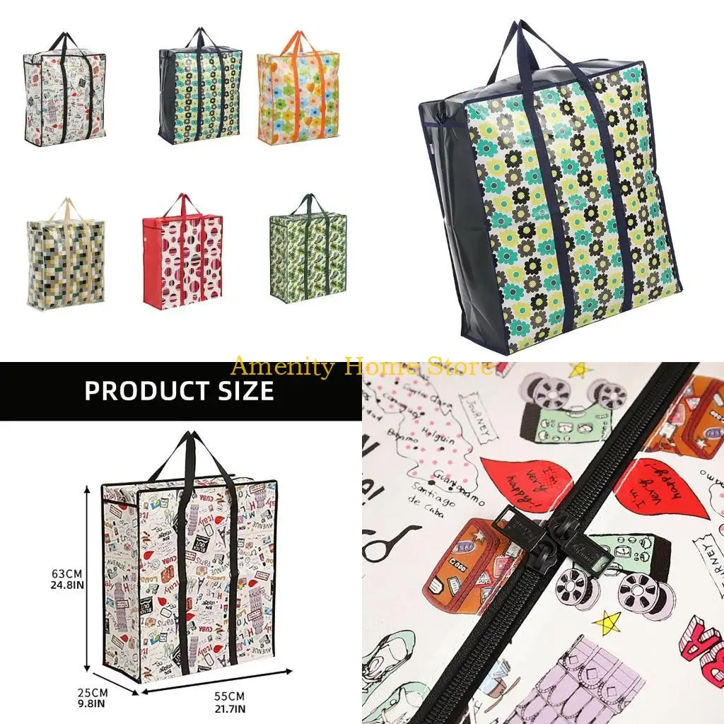 

F26C Functional Large Storage Bag for Clothes and Linens Convenient Moving and Storage Bag with Strong Load Capacity