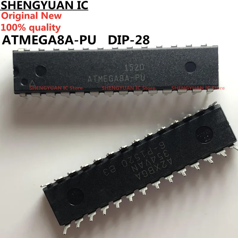 

50pcs/lot ATMEGA8A-PU DIP-28 ATMEGA8A 8-bit with 8K Bytes In-System Programmable Flash 100% new imported original 100% quality