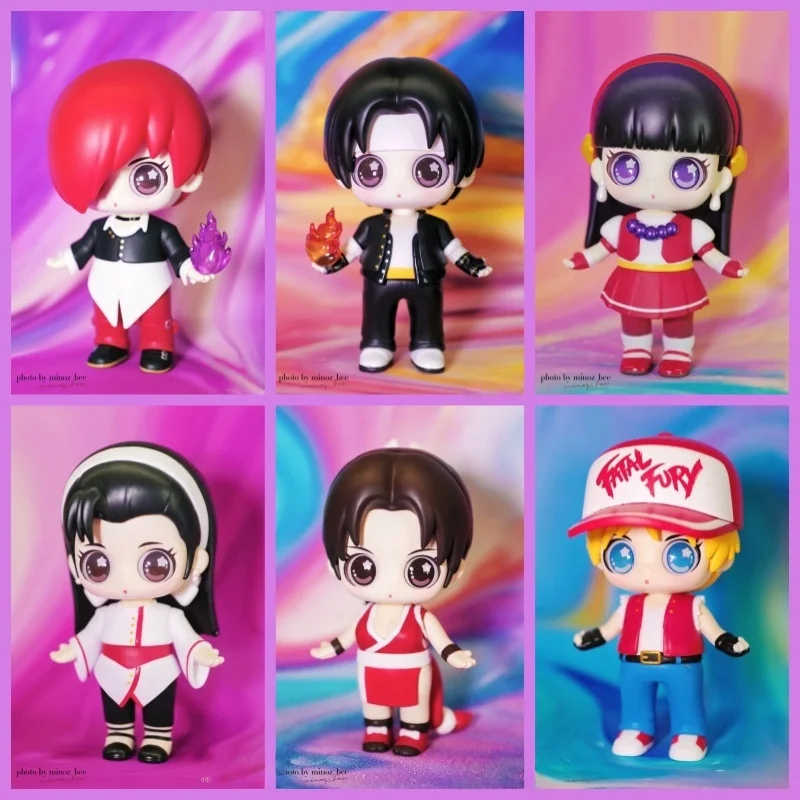 신규 킹 오브 파이터즈 블라인드 박스 킹 오브 파이터즈 키라피카 애니메이션 피규어 미스터리 박스 야가미 이오리 모델 쿄 쿠사나기 장난감