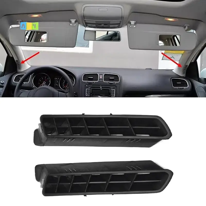

A04E-1Pair A-Pillar Air Outlet Front Window Air Conditioning Vents For VW Golf 6 GTI Golf MK6 2009-2014