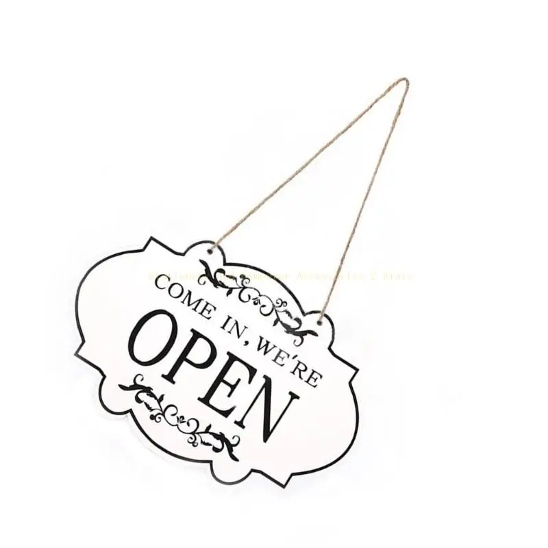 

Double-Side Open Closed Sign Open Closed Sign For Window Door Small Business Restaurant Cafe Shop Decoration