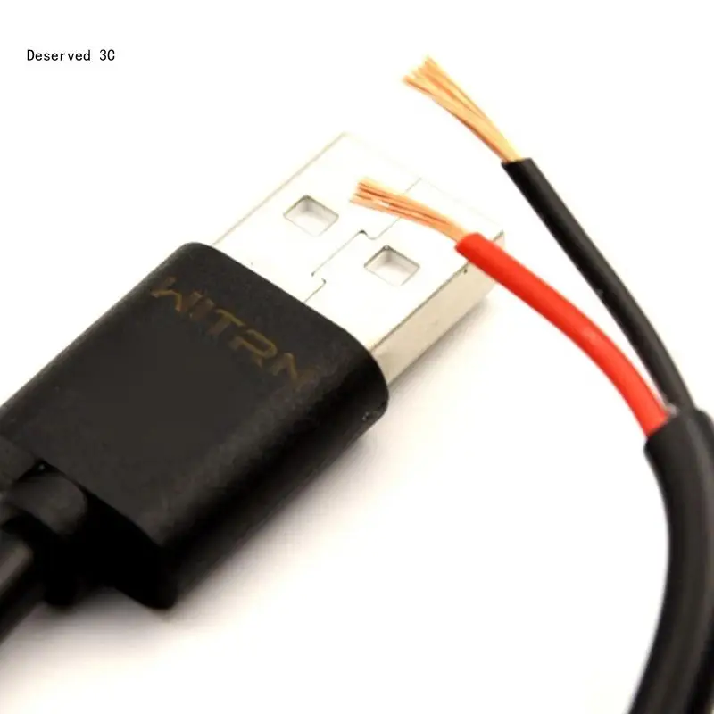 USB-A to DC5.5x2.5mm 9V 12VTrigger Power Cable for LCD Monitors Cine Broadcast Radio 9V 12V Devices