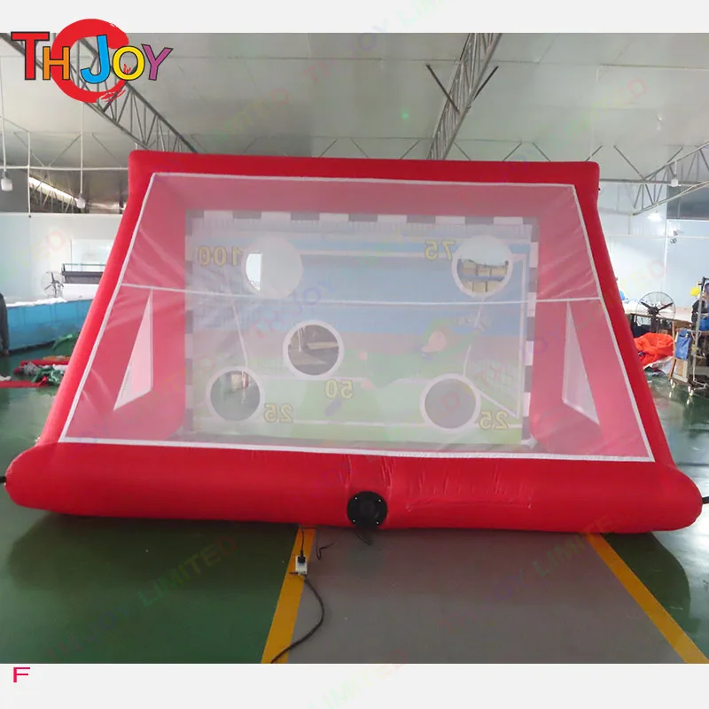 Juego Inflable De Tiro De Fútbol Con Objetivo De Fútbol, Puerta De