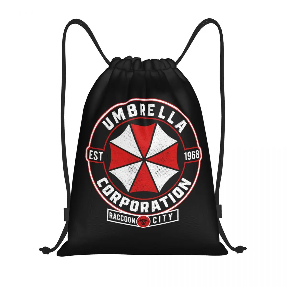 Mochila con cordón para hombre y mujer, bolso ligero con sombrillas personalizadas, ideal para guardar videojuegos, deportes y gimnasio