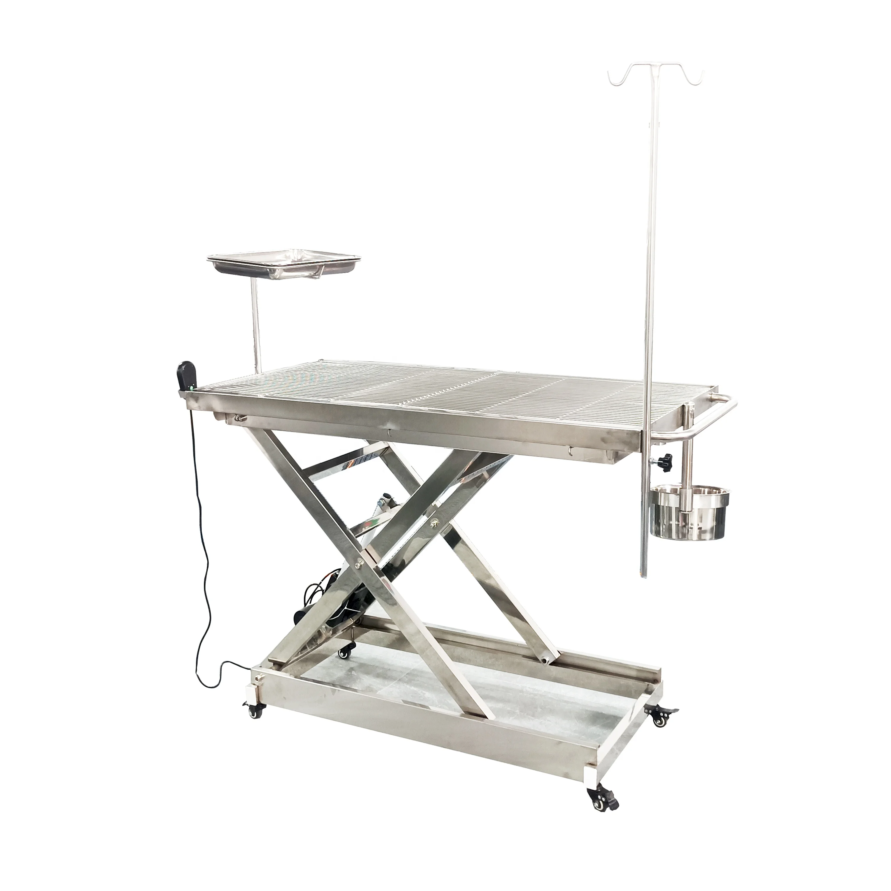 

Veterinary Hospital Equipment 304 Stainless Steel Animal Pet Surgical Operating Table for Vet Clinic