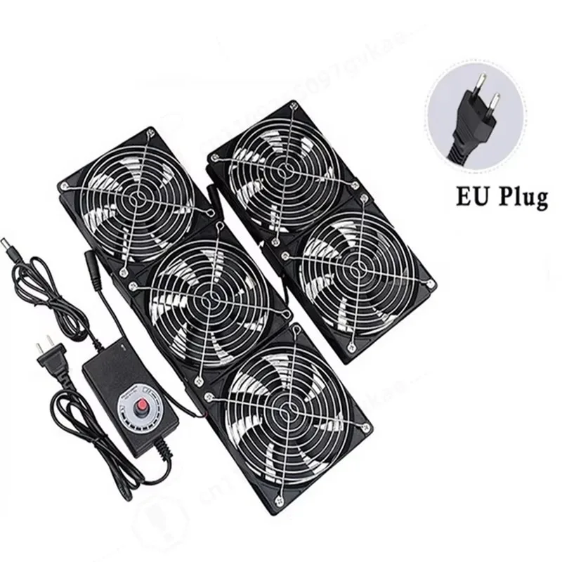 120mm 3000RPM Fan Cooling With Controller 12cm 12V 220V  Machine Chassis Workstation Cabinet Radiator Server Fan