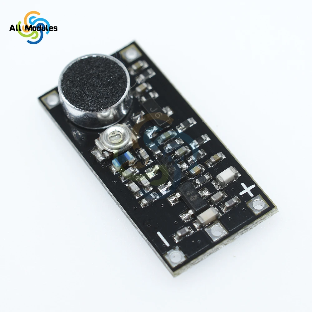 Modulo trasmettitore DC 2V 9V FM con microfono DC 2V 9V 9mA Wireless Car FM Radio scheda Trasmitter 88-115MHz per telefono Arduino