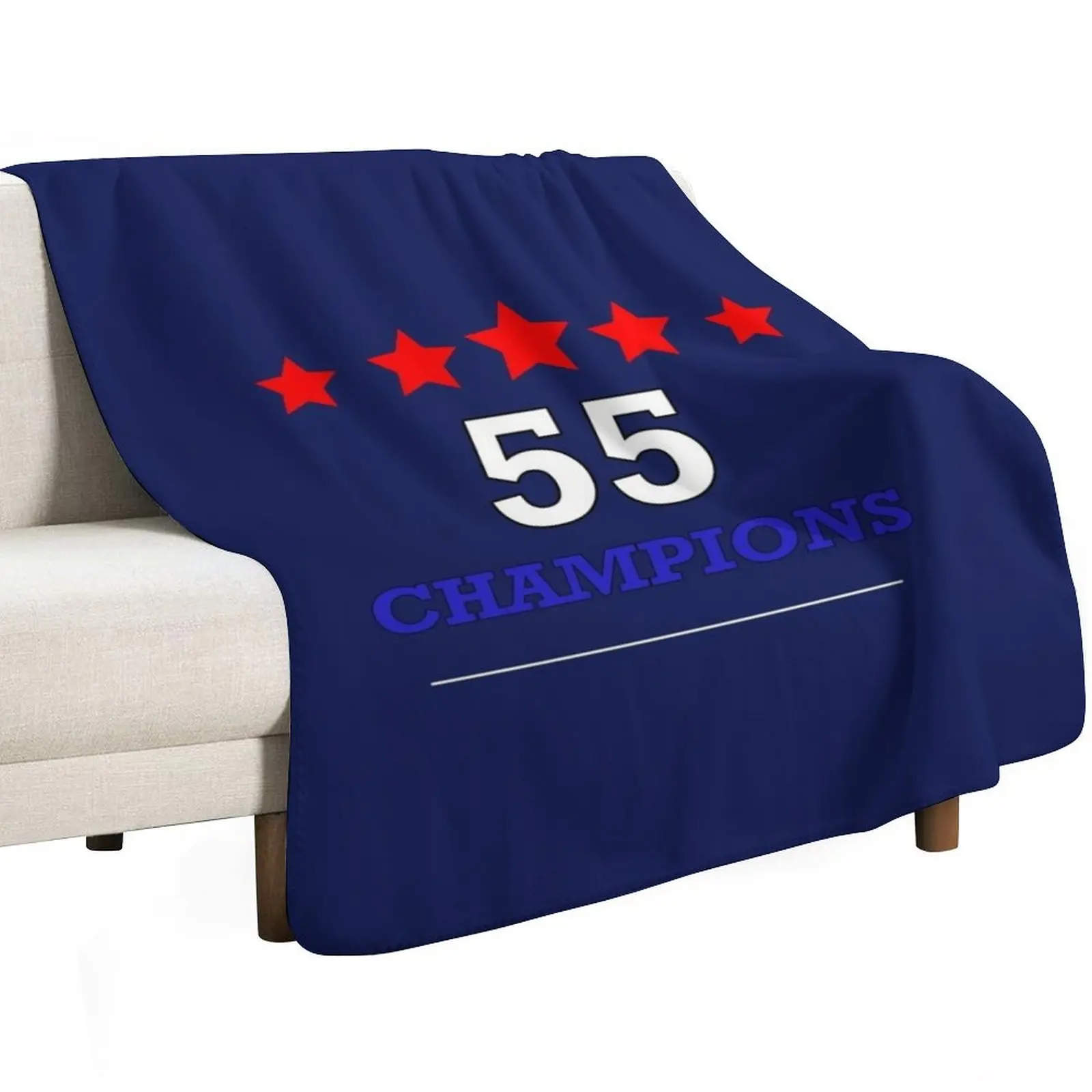 Rangers 55 Champions Throw Over Cover Throw Blanket Hair Sleeping Bag Nap Decorative Sofa Plush Personalized Gift Blankets