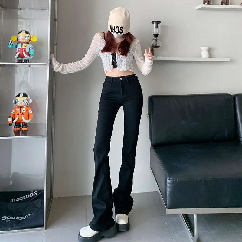 

MicroLa облегающие эластичные джинсы с высокой талией для женщин Cleanfit Sle средней эластичности Bla из искусственной ткани, весенняя коллекция