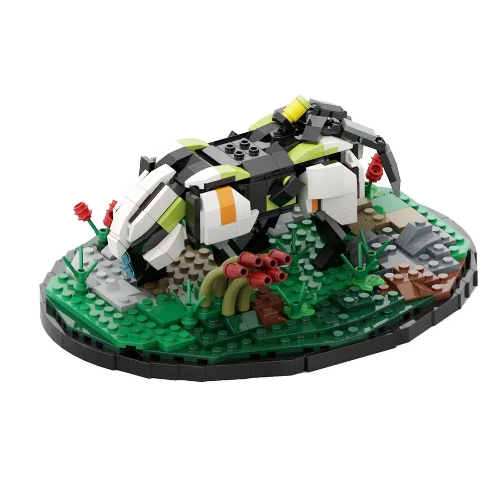 

Ekbrick Moc Horizon Strider расправленный динозавр Набор строительных блоков экшн-модель из фильма монстр-конструктор игрушка подарок для детей