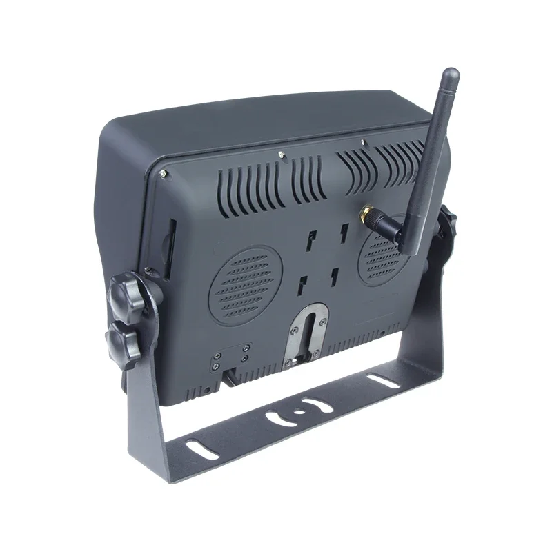 

Wireless 2 Backup Cameras IR Night Vision Waterproof With 7" Rear View For RV Truck Bus Parking Assistance System