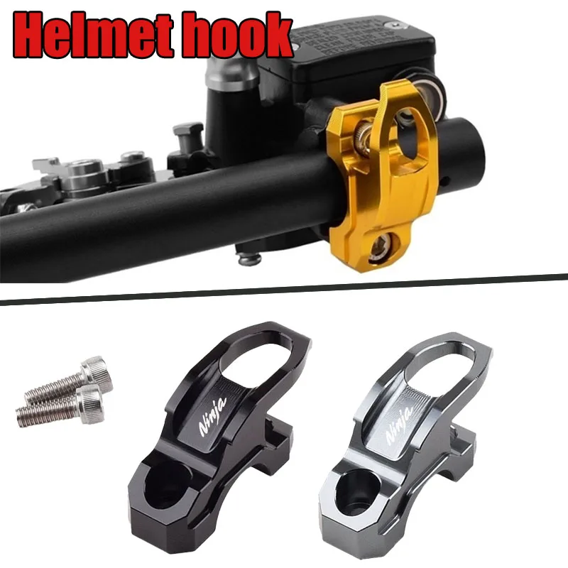 

Fit For NINJA 650 NINJA1000SX Motorcycle Accessories CNC Aluminum Holder Clamp Bracket Bag Hook Helmet Hanger