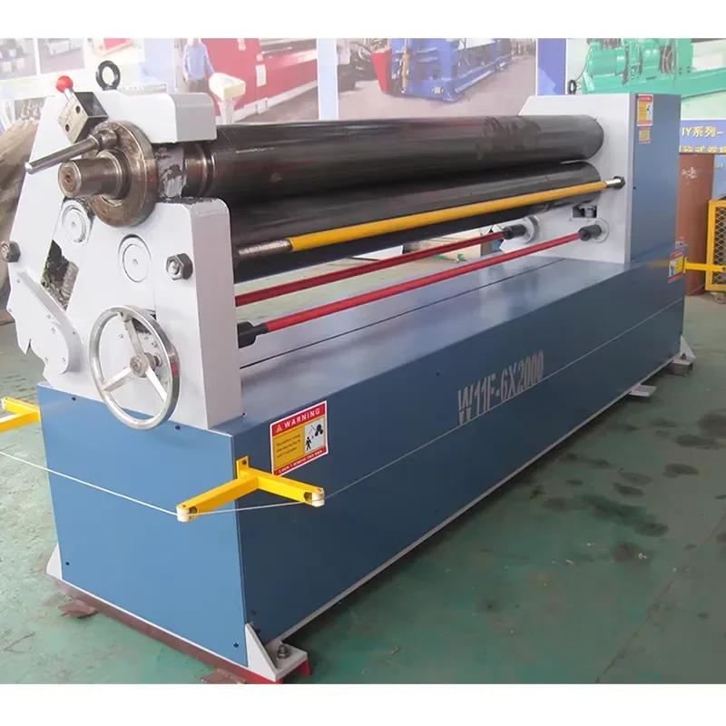 W11F Mechanical Yeshun Brand Aluminum Iron Sheet Folding Boiler Mini Metal Plate Rolling Machine