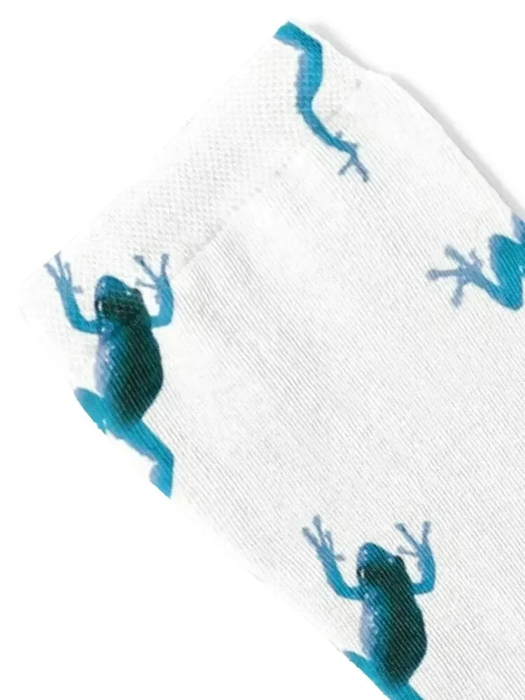 Blue Frog Climbing Socks winter gifts Heating sock fashionable Women Socks Men's