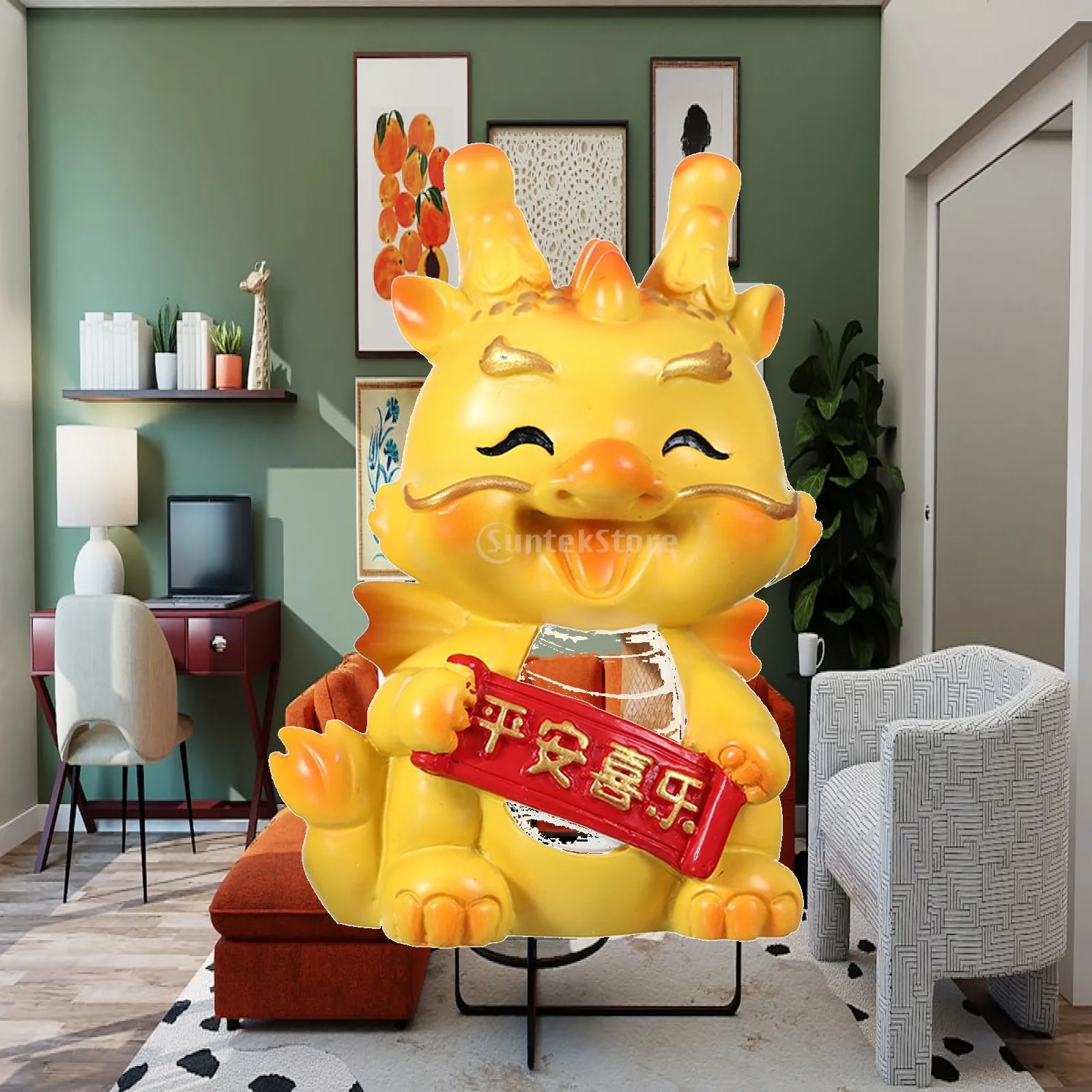 Dragon Statue Mini Dragon Figurine Cute Souvenirs Ornament Dragon Sculpture for