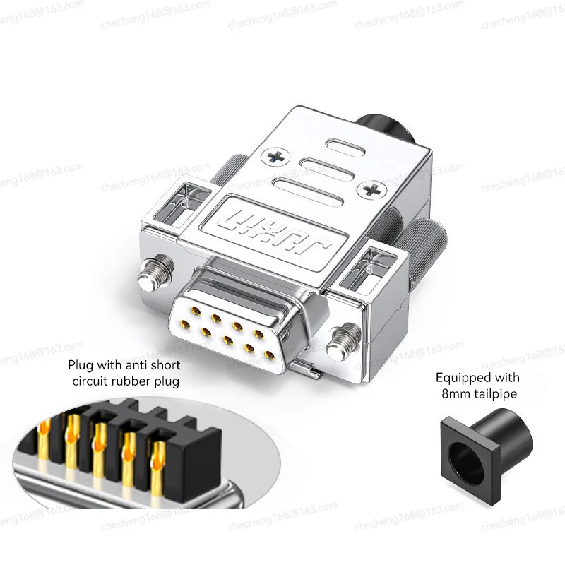 RS232 Serial COM Plug Connectors Hole/pin DB9 Adapter Connector Core DB15 Female Male Port Socket D Sub DP9 Plastic Case