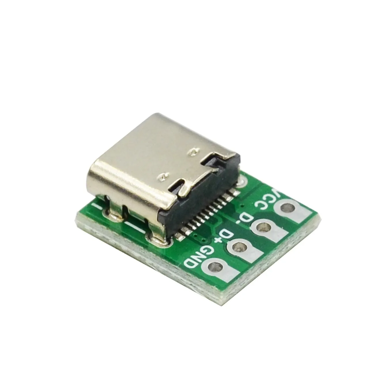 10PCS USB3.1 16P to 2.54 high current power conversion board is inserted on both sides of the TYPE-C motherbase test board