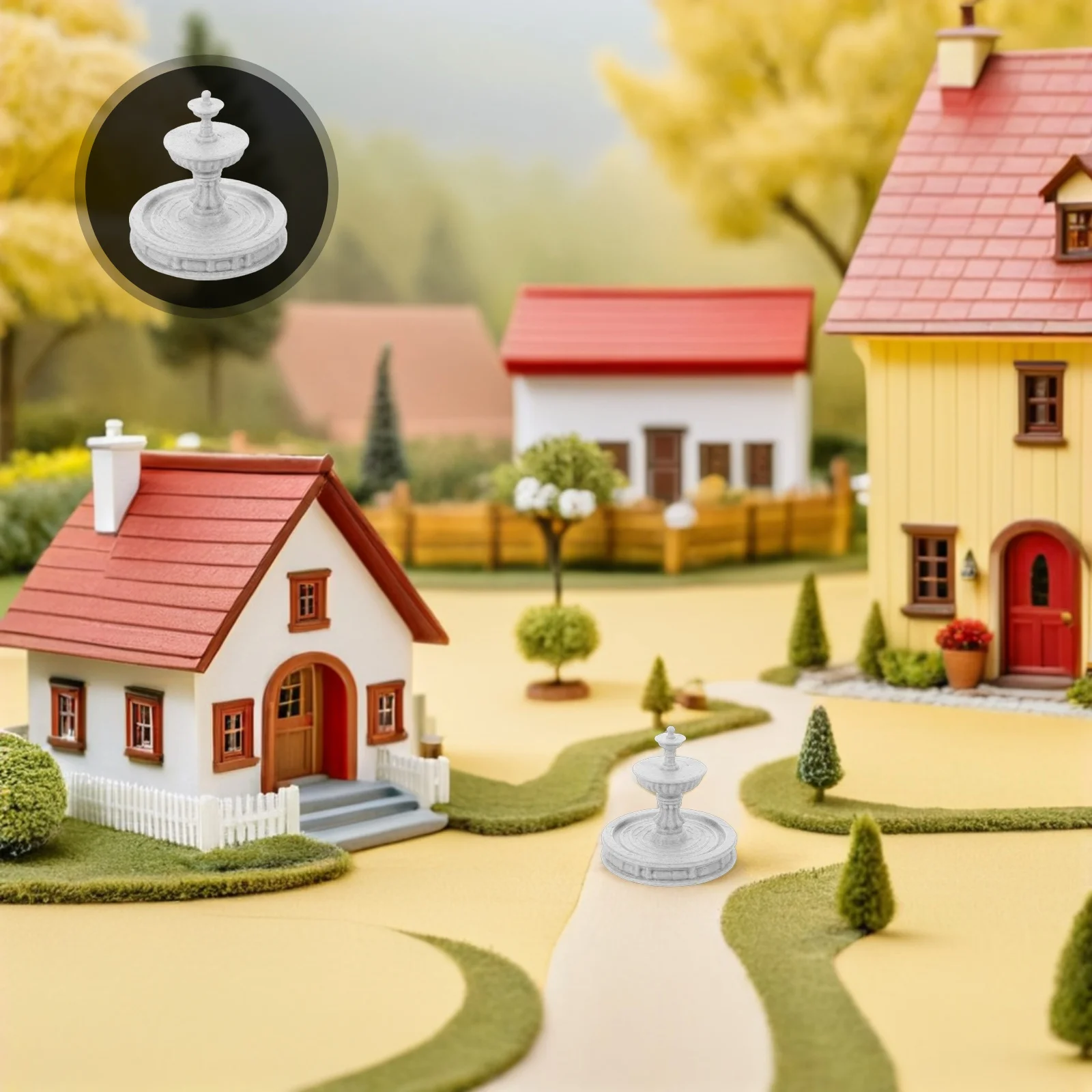 

Miniature Tabletop Resin Fountain Indoor Micro Landscape Water Feature For Desk Office Home Small Desktop Flowing Ornament