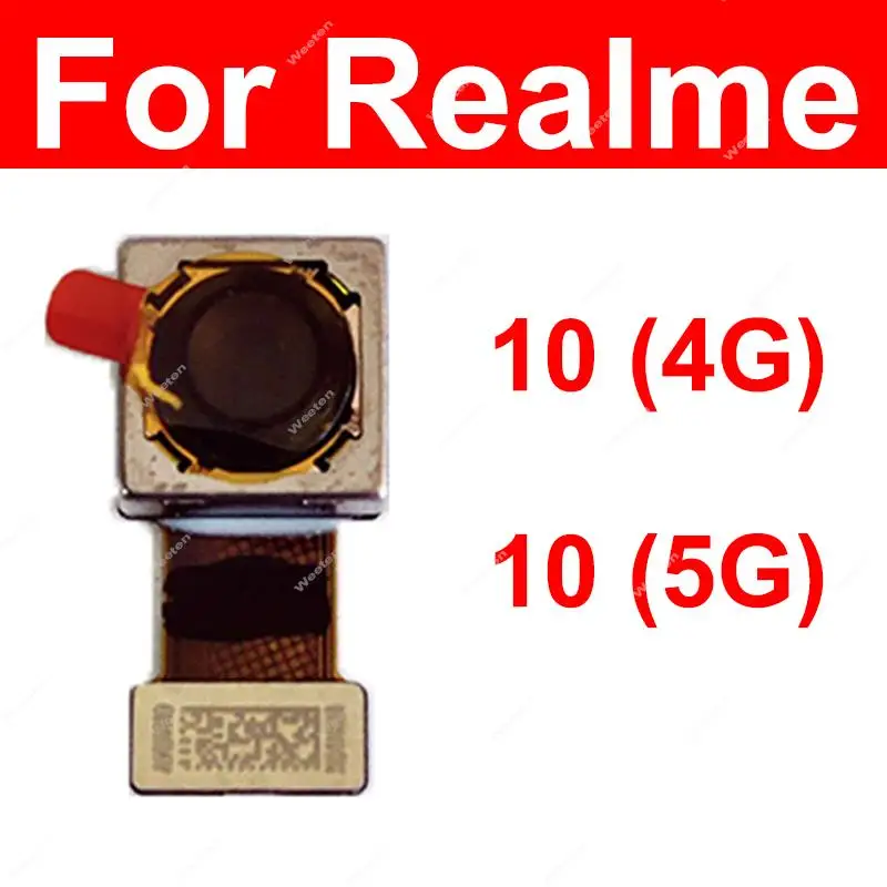 Front Rear Camera Flex For Realme 10 4G 10 5G RMX3630 RMX3615 Mian Back Front Selfie Camera Module Flex Cable Parts