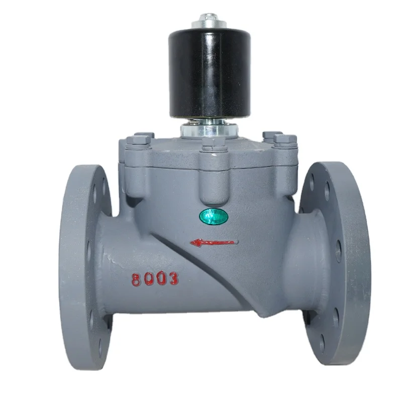 Valves Normally Open Z292 Carbon Steel 220V 24V AC DC 2 Way Pilot Operated Piston NO Solenoid Valve