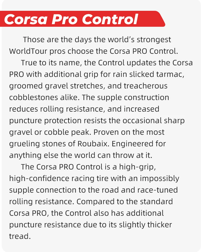 VITTORIA Corsa Pro Control / Speed 700x 26C/28C/30C/32C Professioneller Rennreifen Rennradreifen Tubeless Gravel & Komplexe Oberflächen – Detail 7