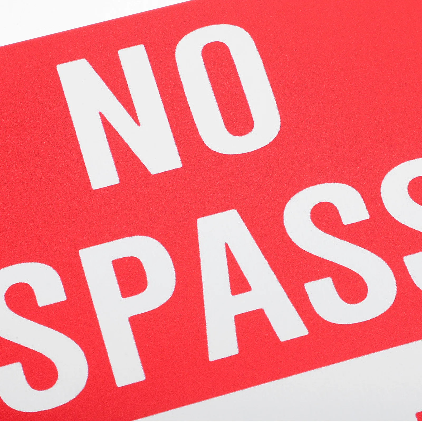 Warning Sign No Entrance Safety Caution Wall Sign Metal Durable No Entry Warning Label for Public Places Safety Label