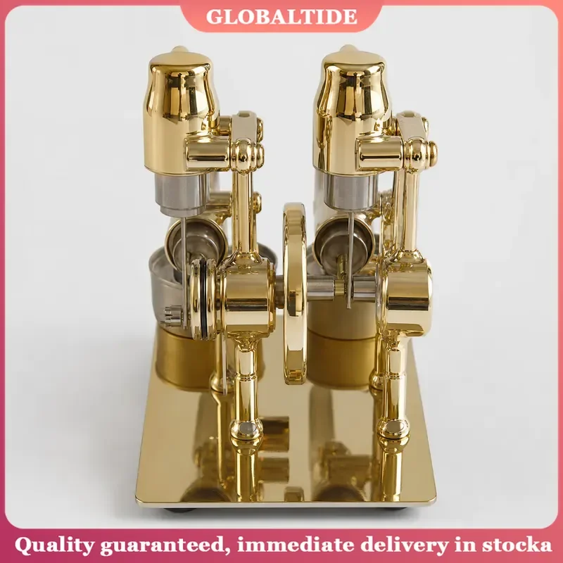 Mini Hot Air Stirling Engine DIY Micro Model Steam Power Technology Science Generator Educational Physics Experiment Kit