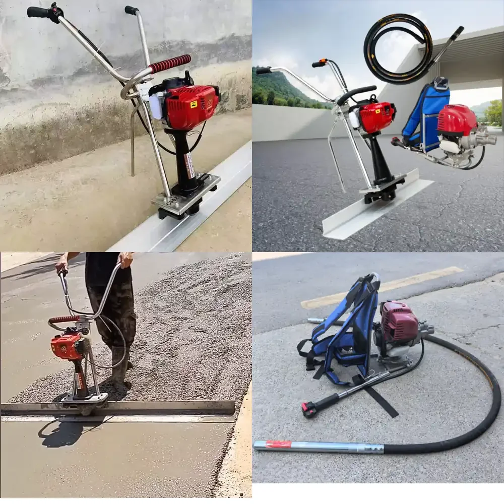 Discount Price for Concrete Vibrating Screed Leveller Machines and Backpack Concrete Vibrators With 2.44m Vibratory Rods