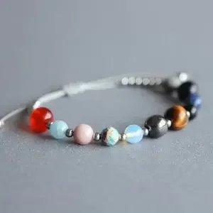 زخارف مجرة كواكب النظام الشمسي ، زخارف علمية ، أساور كوكب كريستال ، مساحة لطيفة