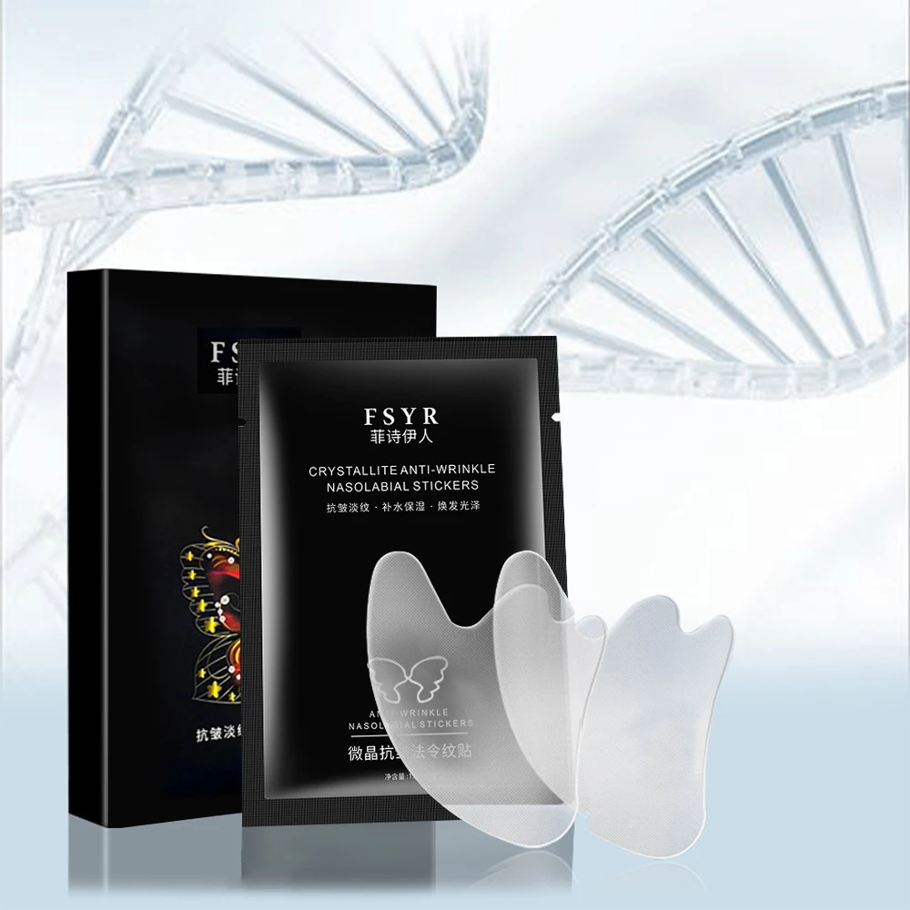 

Microcrystalline Wrinkles Removal Stickers Patch Facial Lifting Tools for Nasolabial Folds Forehead V Line Mask Collagen Gel
