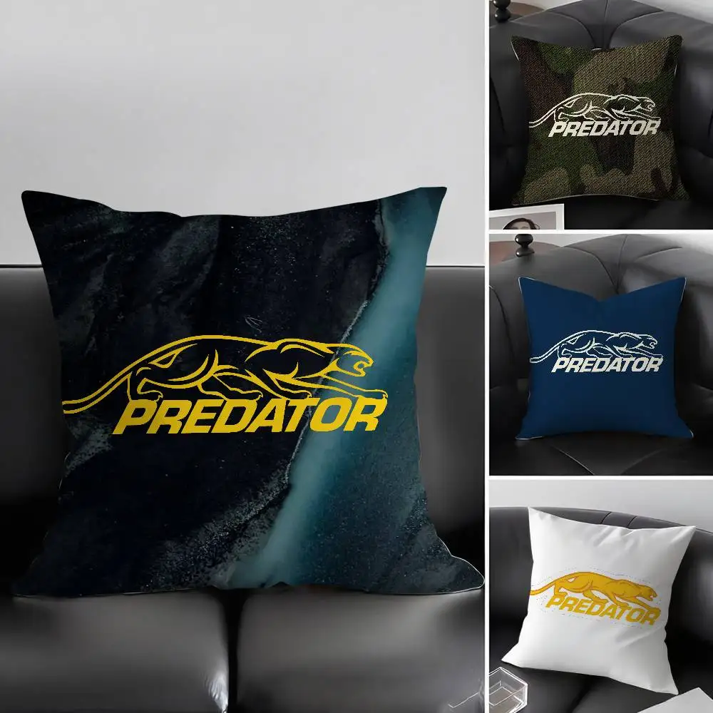 

Pillow Case Billiards P-Predator Office Sofa Dorm Chair Back Short Plush Double-sided Printing Home Cushion Cover