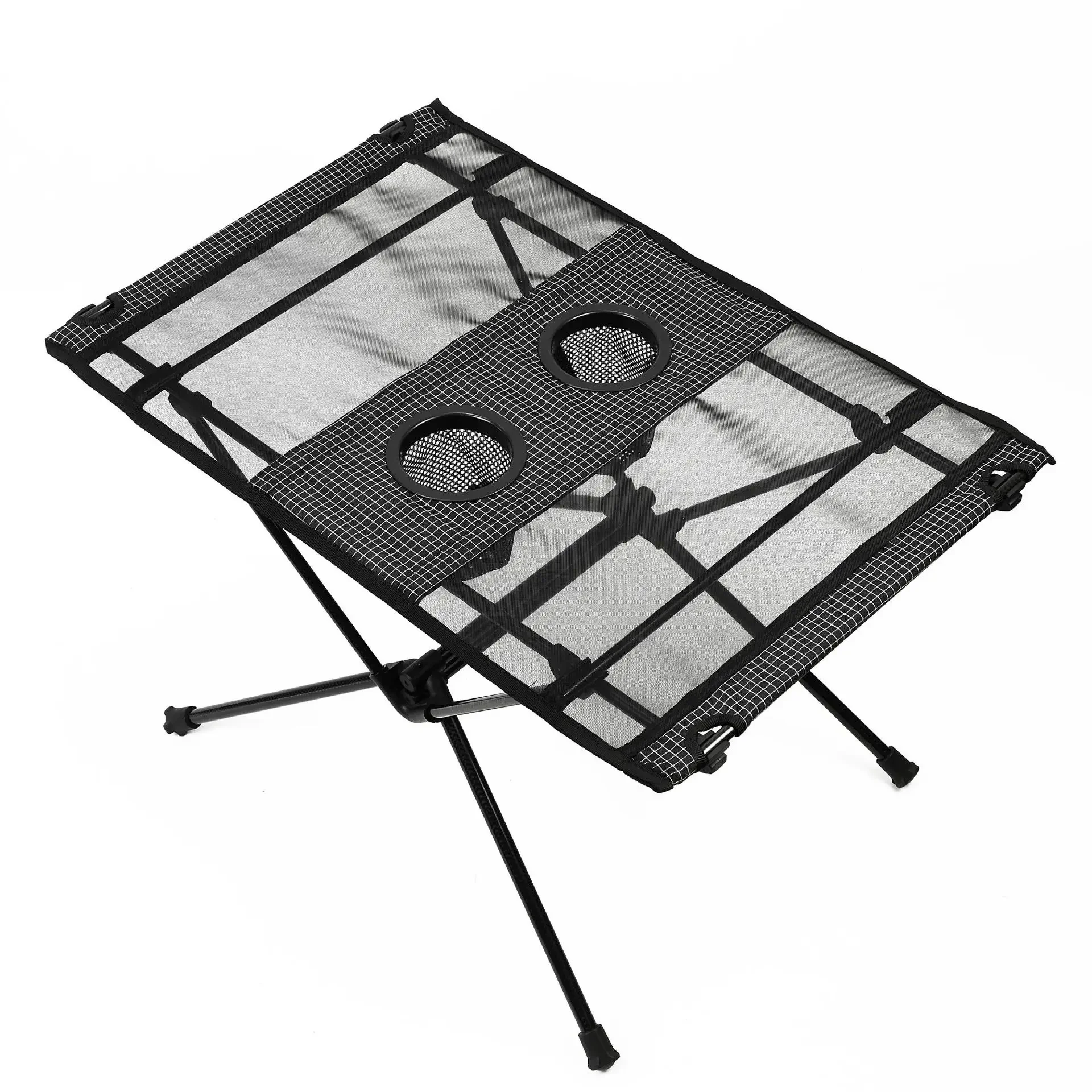 

Modern Design Outdoor Folding Table For Self-Driving Tours Portable Carbon Tube Camping Stall Table Durable Metal Panel Style