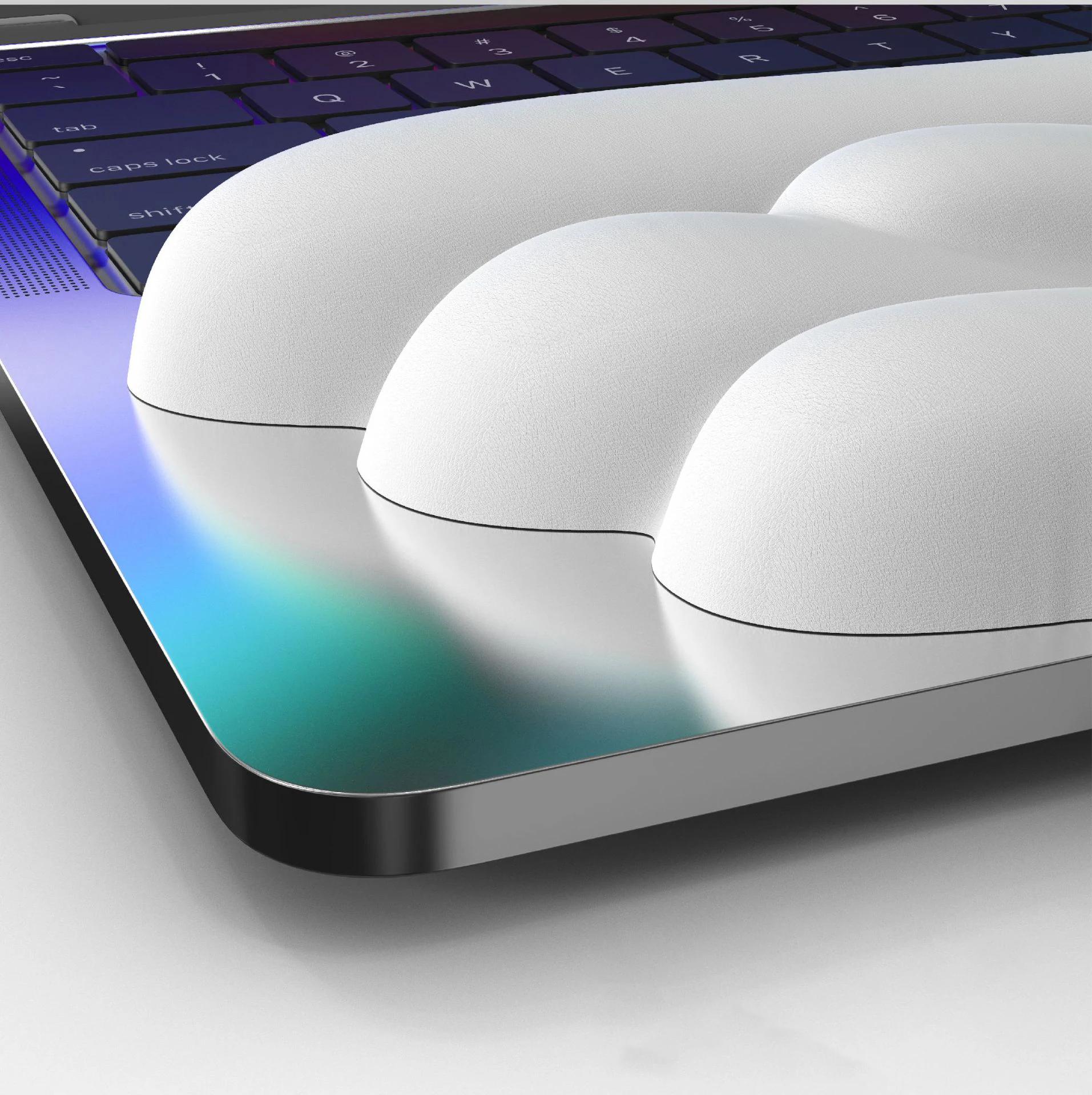 لوحة المفاتيح الميكانيكية، الماوس، مسند المعصم، لوحة مفاتيح الكمبيوتر، الكمبيوتر المحمول، جناح الملاك، رغوة الذاكرة، دعم المعصم لوحة الماوس