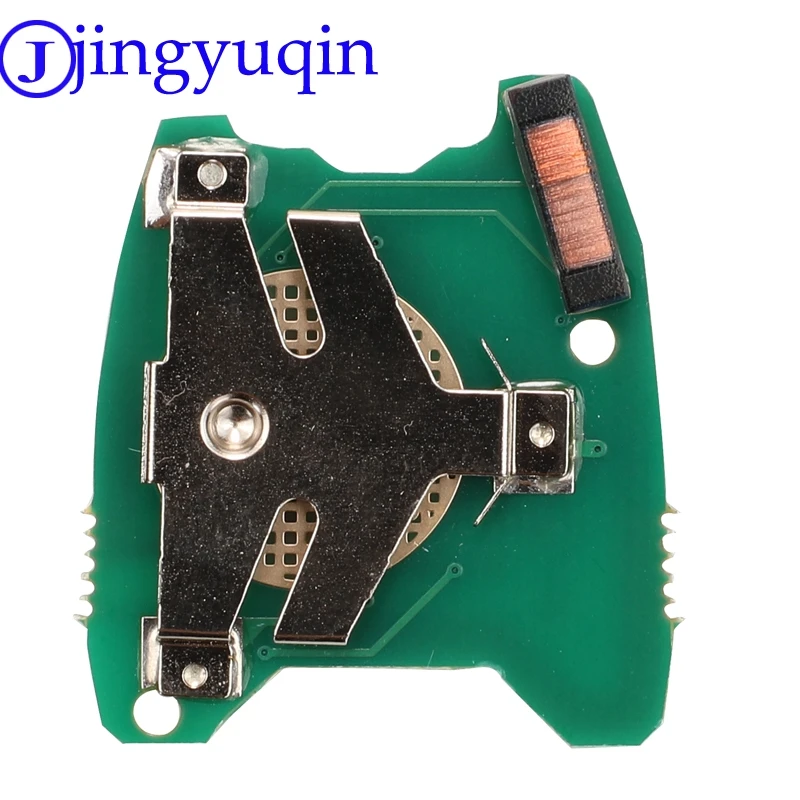 Jingyuqin 2 przyciski o pilot zdalnego sterowania kontroler dla PEUGEOT 206 307 433MHZ z PCF7961 Chip transpondera