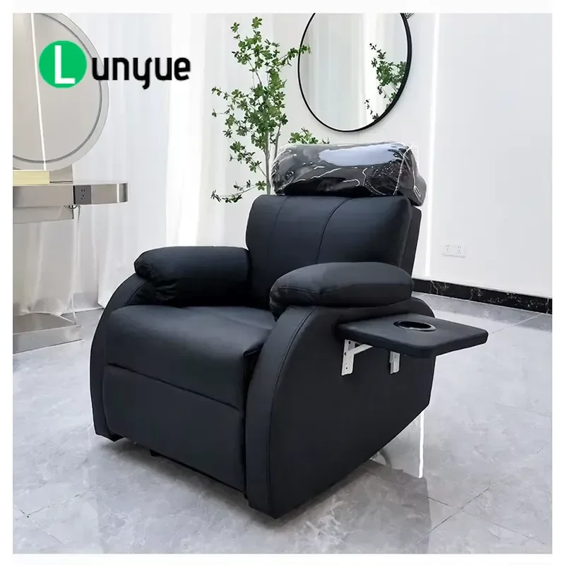 Electric Adjustable Reclining Chair Synthetic Leather Barber Chair for Hair Salons Beauty Clinics Barber Shops