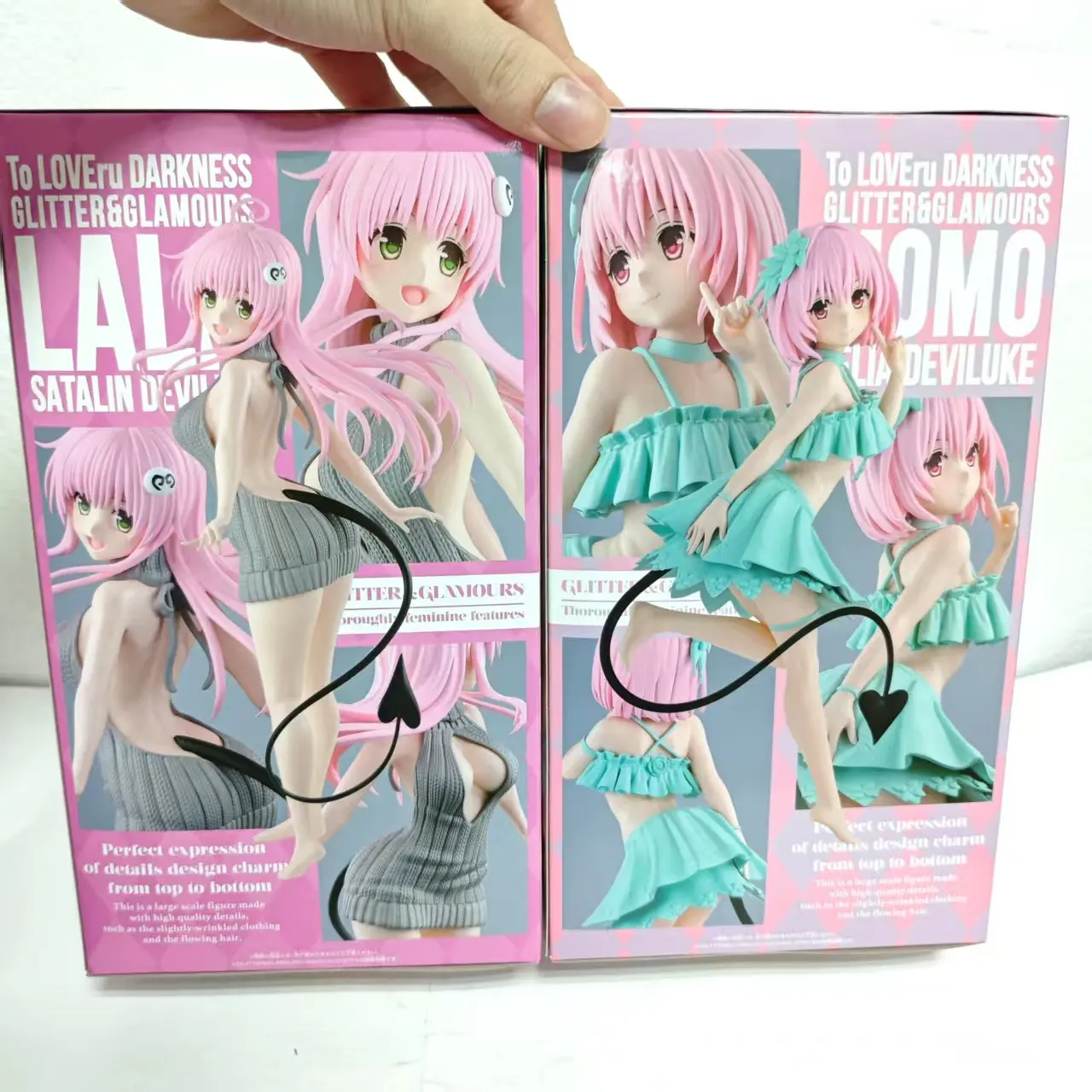 

Banpresto To LOVEru DARKNESS Anime Momo & Lala Deviluke GLITTER&GLAMOURS Action Figures Model Figurine Original Figuarts