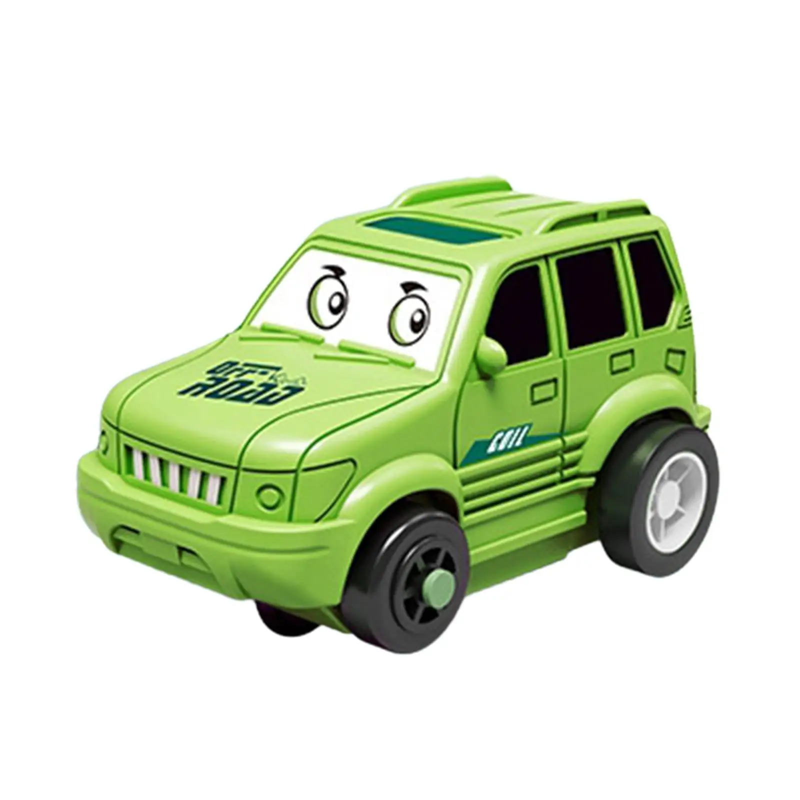 Kids Race Car Track Puzzle Toy with Electric Rail and Colorful Cartoon Design for Toddler Motor Skills Learning Fun