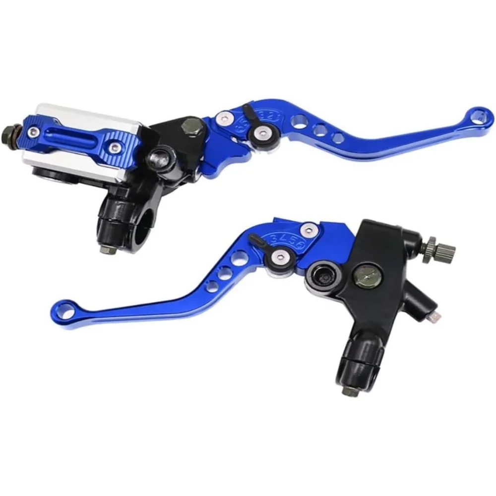 

Universal Motorcycle Brake&Clutch Lever Kit 7/8" (22mm) Hydraulic Master Cylinder Reservoir Left/Right Aftermarket Modificatio