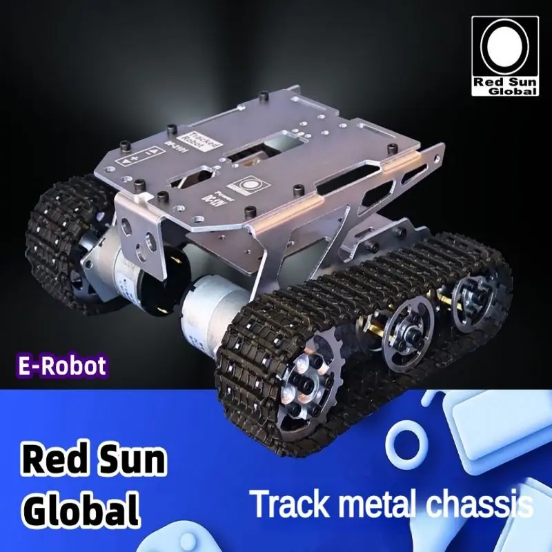 Tank Chassis Intelligent Car Robot Chassis with Motor Track Car Tank for Arduino Robot DIY Kit Programming Robot Starter Kit