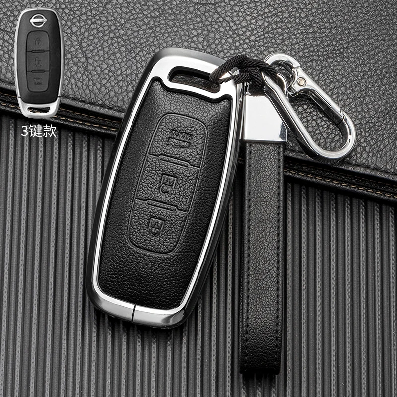 Car key cover case for nissan juke leaf micra k12 note patrol qashqai j11 j10 tiida versa x-trail xtrail x trail t32 Infiniti