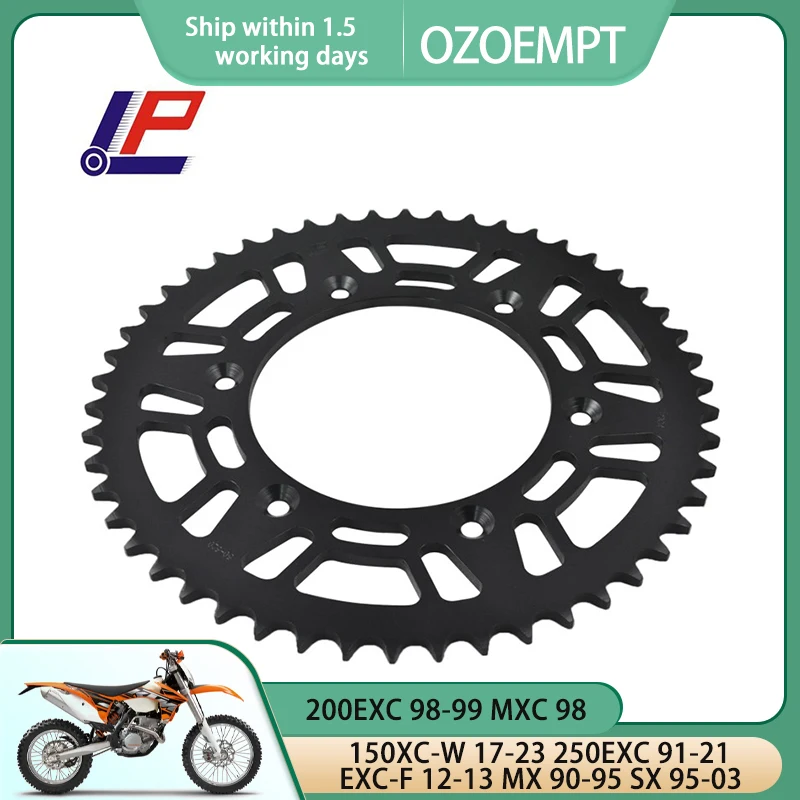 

OZOEMPT 520-50T Motorcycle Rear Sprocket Apply to 150XC-W 17-23 200EXC 98-99 MXC 98 250EXC 91-21 EXC-F 12-13 MX 90-95 SX 95-03