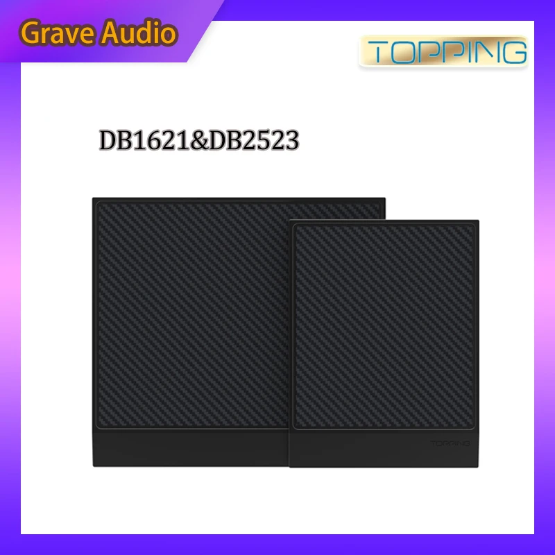 TOPPING DB1621&DB2523 Earphone Desktop Equipment Display Boards Aluminum Alloy Carbon Fiber DAC