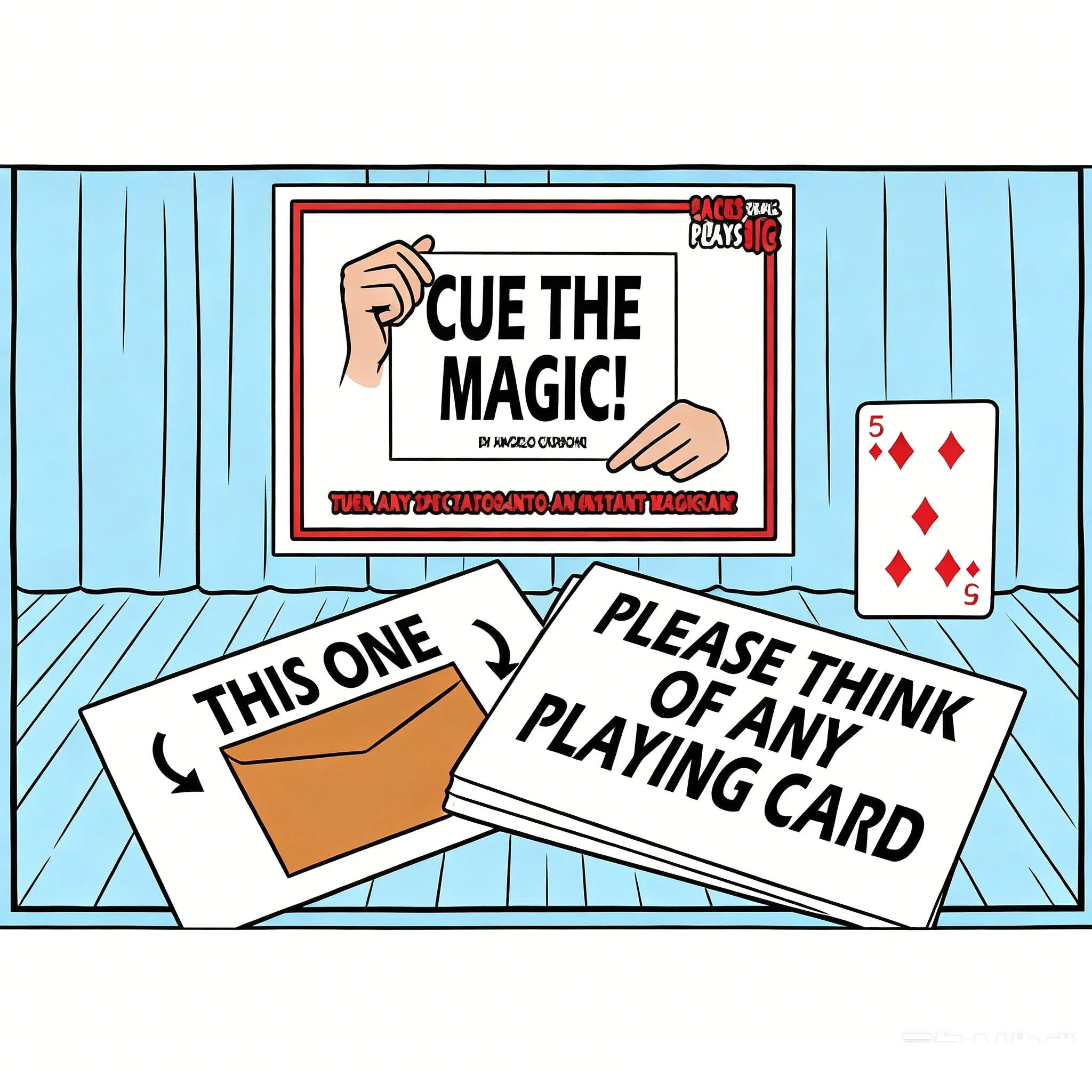 cue-the-magic-par-angelo-carbone-kit-de-tours-de-magie-interactifs-de-scene-avec-cartes-accessoires-et-gadgets-pour-la-magie-de-close-up