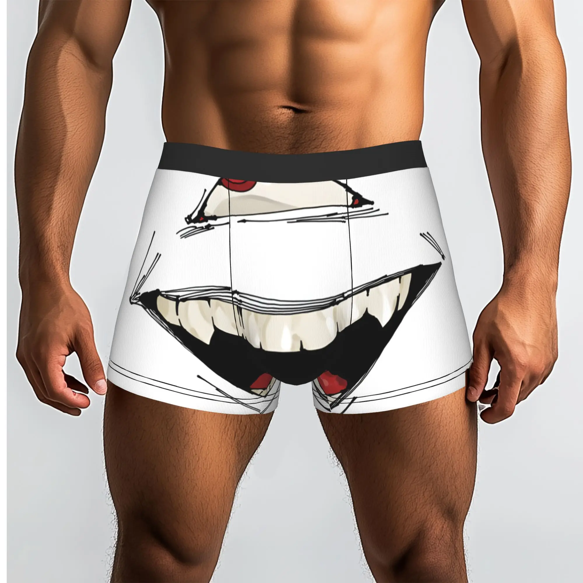 

1piece Jujutsu Kaisen Curse Realm Underpants Homme Panties Male Underwear Print Shorts