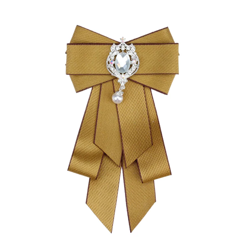 Heiße Schule Mädchen Junge Elegante Klassische Retro Große Fliege Krawatte Strass Corsage Bowtie Krawatte Geschenke für Frauen Formale Krawatten – Detail 8