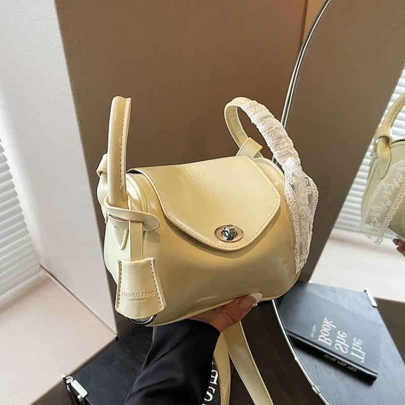 

Classic Elegant Leather Messenger Bag For Ladies Women's Shoulder Bag Crossbody Bag Luxury Brand