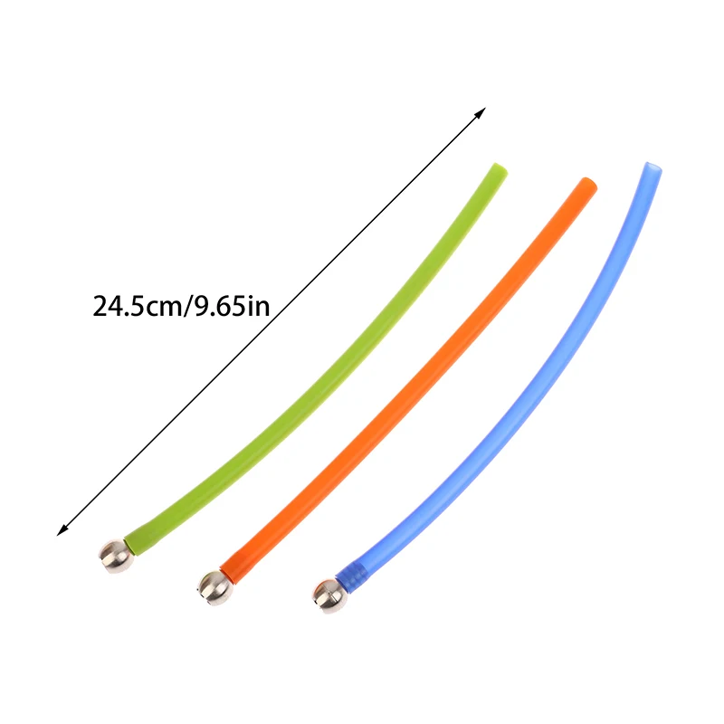 Práctica pipeta de silicona de caucho de 24,5 cm para cañón de espuma; Colorido con filtro de bola de gravedad de acero inoxidable